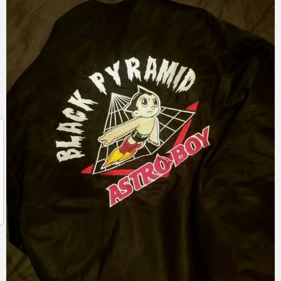 Black Pyramid Astro Boy Bomber Jacket - Picture 3 of 5